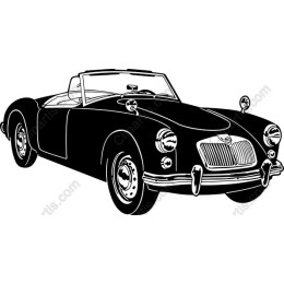 Vintage Convertible Car