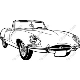 Classic Convertible Sports Car