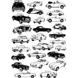 Classic Car Clipart Bundle