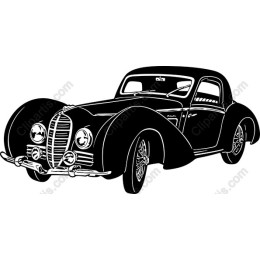 Classic Coupe Vintage Car