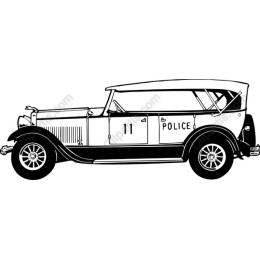 Vintage Police Car