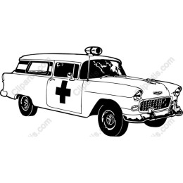 Vintage Retro Ambulance