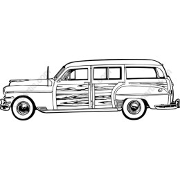 Vintage Wood Panel Station Wagon