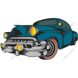 Vintage Blue Car
