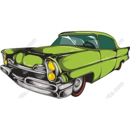 Vintage Green Car