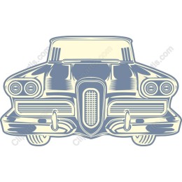 Vintage Car Front View