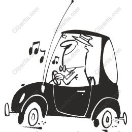 Cheerful Vintage Car