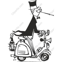 Vintage Gentleman Scooter
