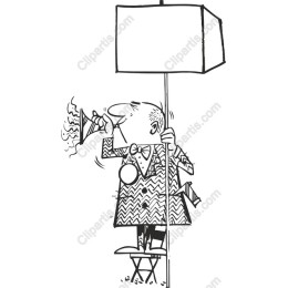 Vintage Announcer