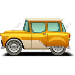 Vintage Yellow Car
