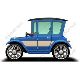 Vintage Blue Car