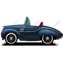Classic Blue Convertible