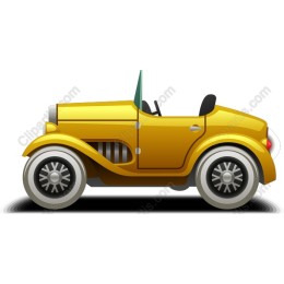 Vintage Yellow Car