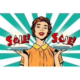 Retro Sale Announcement