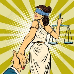 Vibrant Lady Justice