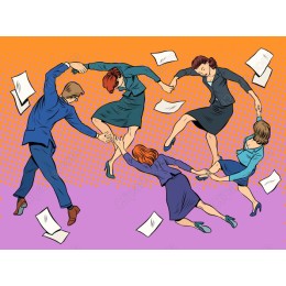 Office Teamwork in Action