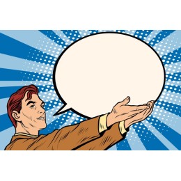 Pop Art Speech Bubble