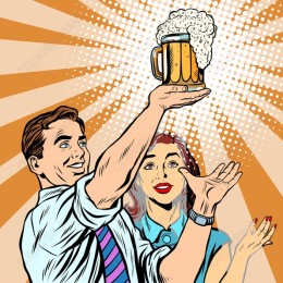 Cheers to Good Times - Pop Art