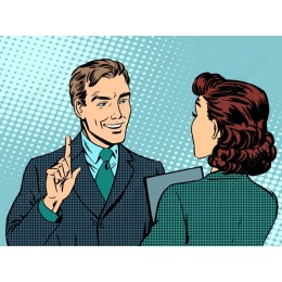 Pop Art Business Conversation