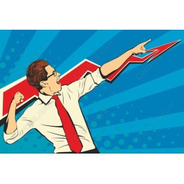 Dynamic Businessman Success