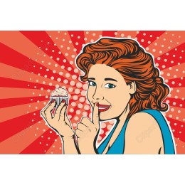 Retro Cupcake Delight