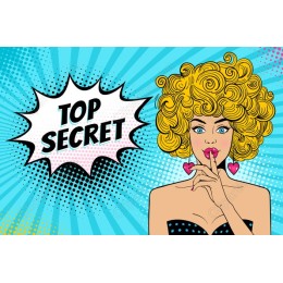Top Secret Retro Pop Art