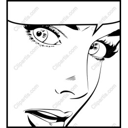 Striking Woman's Face