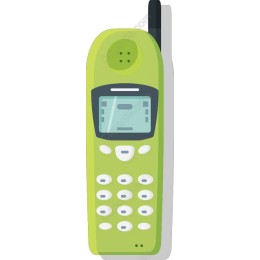 Classic Green Mobile Phone