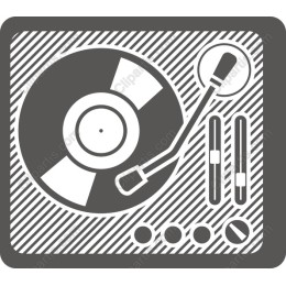 Retro Vinyl Record Player