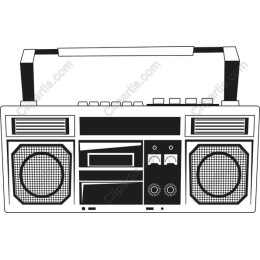 Retro Boombox