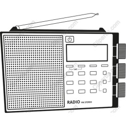 Vintage FM Stereo Radio