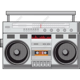  Retro Boombox