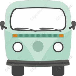 Vintage Mint Green Van