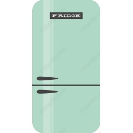 Retro Mint Green Fridge