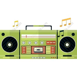 Retro Boombox