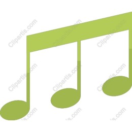 Green Music Notes