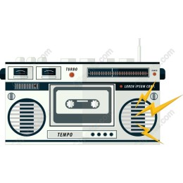 Retro Boombox