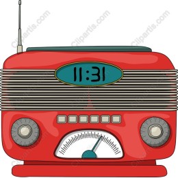 Red Vintage Radio