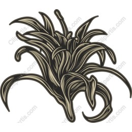 Stylized Botanical Plant