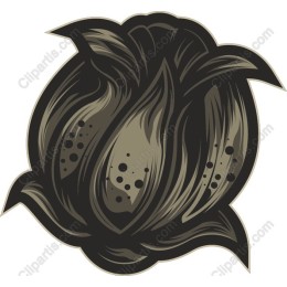 Stylized Floral Bud