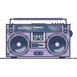 Classic Retro Boombox