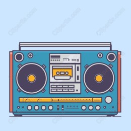 Retro Boombox