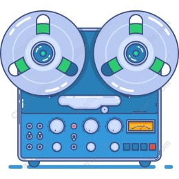 Retro Reel-to-Reel Tape Recorder