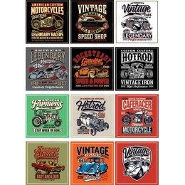 Vintage Vehicles Set