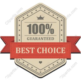 100% Guaranteed Best Choice Badge