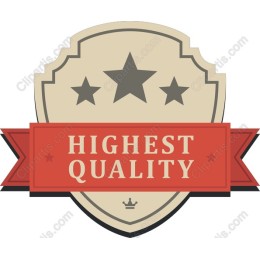 Vintage Highest Quality Badge