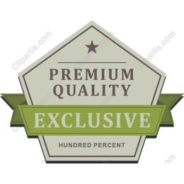 Premium Quality Exclusive Badge