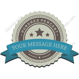 Hundred Percent Customizable Badge