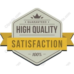 High Quality Satisfaction Badge