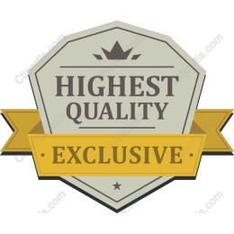 Highest Quality Exclusive Badge